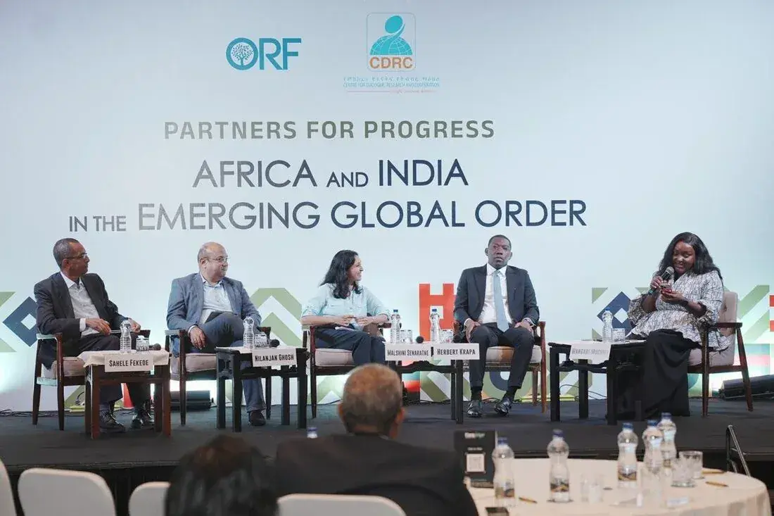 Panel discussion at Partners for Progress: Africa and India in the Emerging Global Order